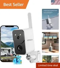 Wireless 4G Security Camera for Off-Grid Use - Easy Installation & Alerts
