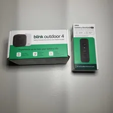 Blink Video Doorbell  4th Gen Outdoor 1 Camera System with Sync Module 2 New!