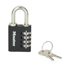 Master Lock 40mm Combination And Key Padlock