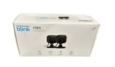 Blink Mini 2-Pack Indoor 1080p HD Security Cameras with Wi-Fi, Black