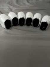 6 cameras for $25.00 all 6  Wrles Arlo Wi-Fi Camera Night Vision Motion