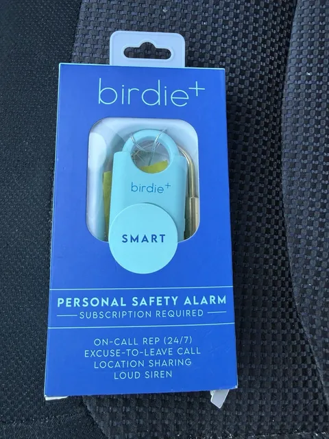 She's Birdie+ Smart Safety Alarm Aqua Keyring