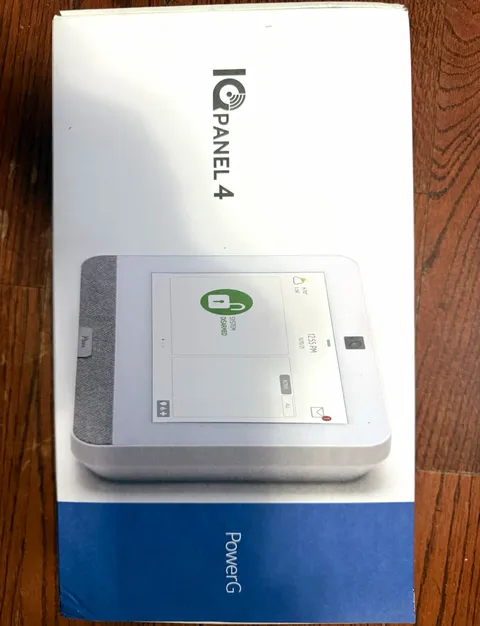 IQ Panel IQ Panel 4 PowerG Wireless Touch Screen Control Panel White w/ Adapter