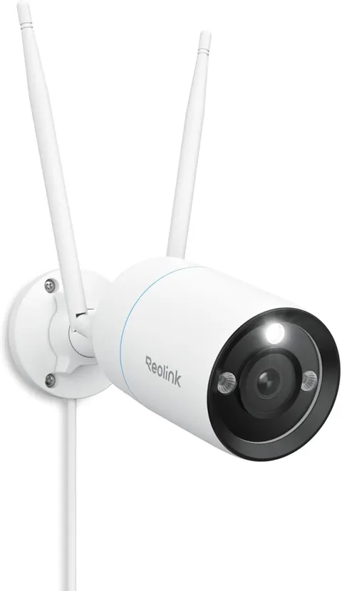 REOLINK 4K Home Security Camera, 2.4/5Ghz Wifi Outdoor Camera, Plug-In Power (DC