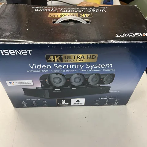 Samsung Wisenet SDH-B94047BF 4k Ultra Hd 8 Channel 4 Camera Security System New