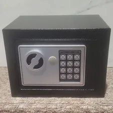 Small Metal Safe Electronic Keypad Combination (9in W)×(6-3/4in H) ×(6-3/4in D)