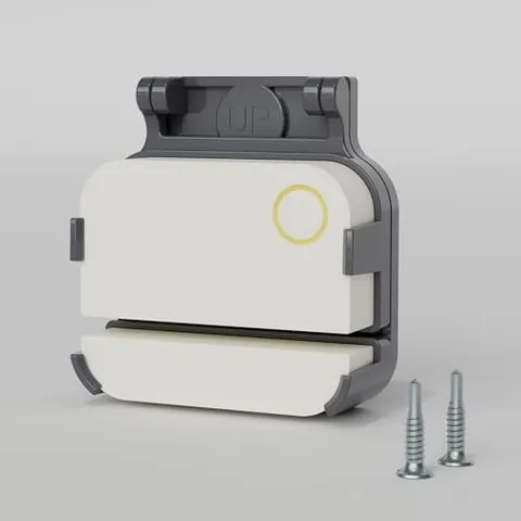 Garage Door Bracket for Ring Alarm Contact Sensor 2nd Gen | Secure Mount Gray