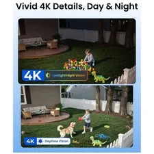 4K Solar Security Camera Wireless Outdoor Night Vision