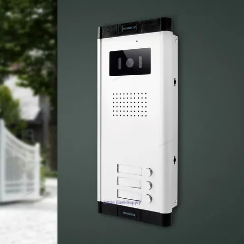 HOMSECUR 520C-3 Outdoor Unit For HDS Video Door Phone Intercom System 3 Families
