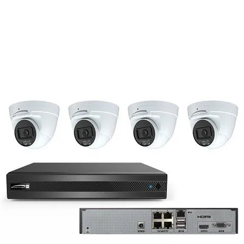 Speco ZIP4T1B Blue Series 4‑Channel NVR Kit w/ 1TB HDD