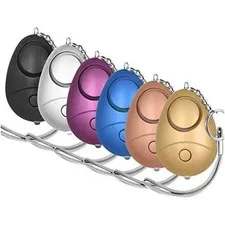 Personal Safety Alarm, 6 Pack 140DB Personal Security Alarm Keychain with LED