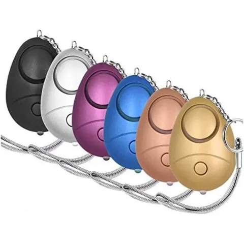  Personal Safety Alarm, 6 Pack 140DB Personal Security Alarm Keychain with LED