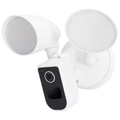 Satco 65-930 - 20W Bullet Outdoor SMART Security Light with Camera - CCT Select