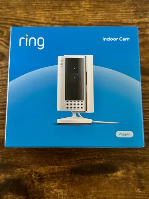BRAND NEW Ring Indoor Cam 2nd Gen Plug-In 1080p HD WiFi Security Camera White
