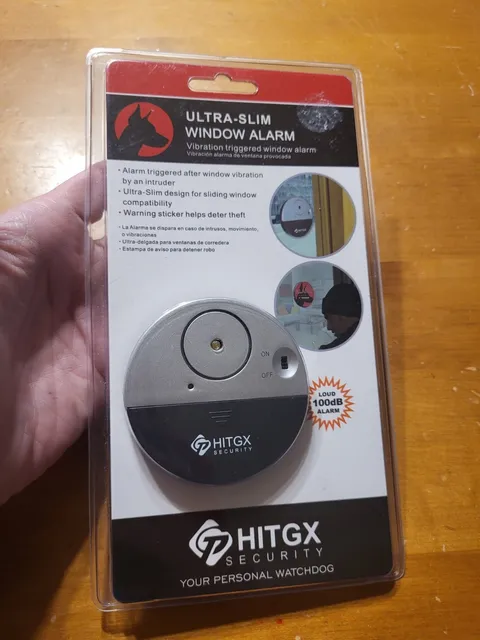 Ultra Slim Window Alarm HITGX Security Your Personal Watchdog Vibration Trigger