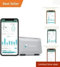 Smart Water Meter Monitor & Leak Detector - WiFi Enabled, Easy to Install