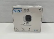 Blink Mini Indoor Plug-in Smart Surveillance Camera White BCM00300U NEW & SEALED