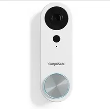 SimpliSafe SSDB3 Pro Smart Home Security Video Doorbell Wired Camera Open Box