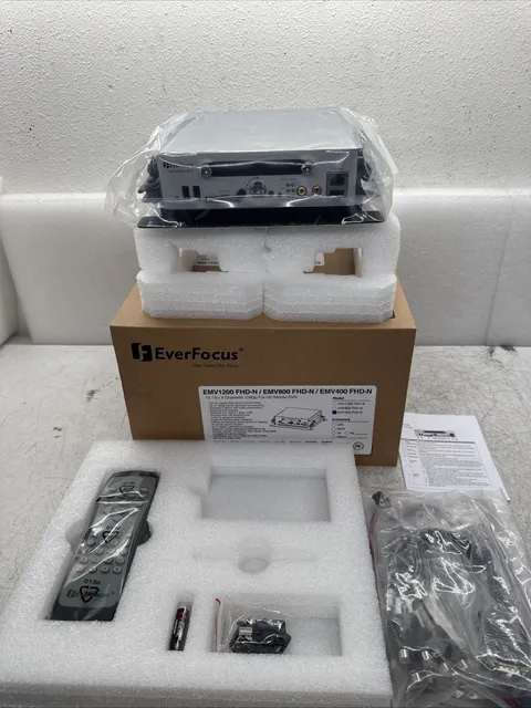 NEW EVERFOCUS EMV400 4 CHANNEL MOBILE DIGITAL FHD RECORDER DVR 30FPS