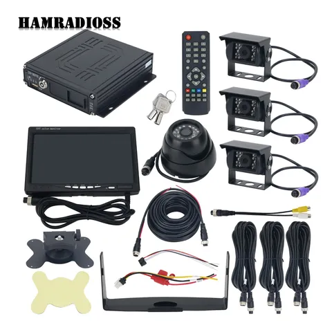 SW-0001A 4CH DVR Truck Camera Mobile DVR  Night Vision and Reversing Image