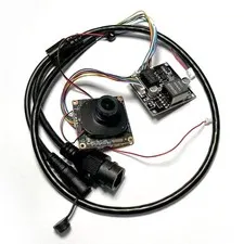 CCTV HD AI 4mp IP Camera Module Security Network + 48V POE Power Board + lens
