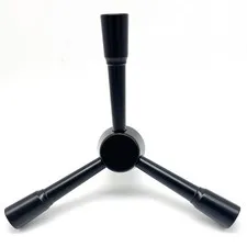 Black 3 Spoke Safe Handle Replacement Fits Gun Cabinets Depository Vault Doors