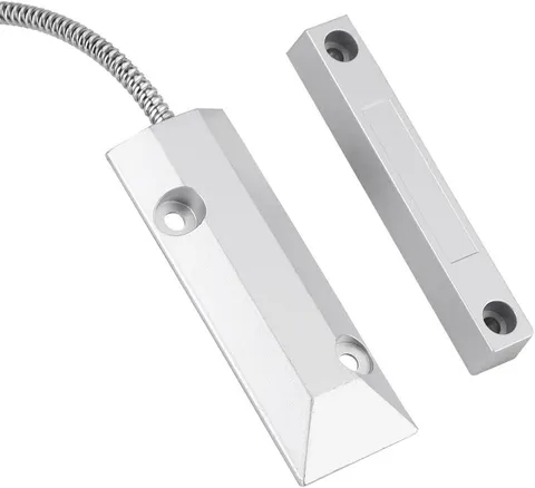 Wired Metal Door Window Magnetic Contact Sensor Detector Switch Alarm Home Garag