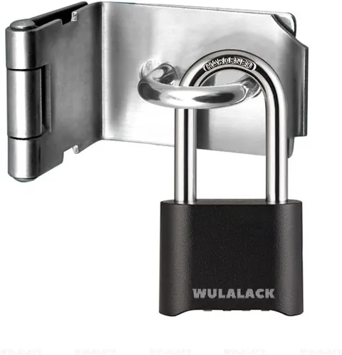 Outdoor Combination Lock, Heavy Duty Weatherproof Pad Locks with Code, Resett...