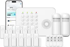 Wireless Home Security System Wifi/4G Home Alarm System with Phone APP Alert | V