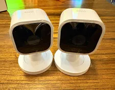 Blink Mini Indoor Plug-In HD Wi-Fi Alexa Motion 2-Way Audio Camera 2-Pack