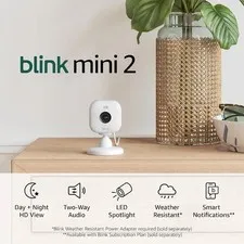 LOT OF 8 Blink Mini 2 HD Wi-Fi Indoor/Outdoor Camera Two-Way Audio
