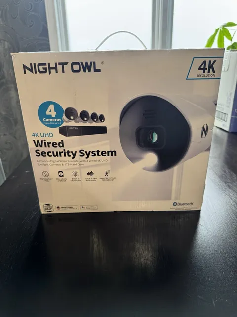 Night Owl UHD 1TB HDD 8 Channel Bluetooth Camera System - White (WM-BTD881-4LSA)