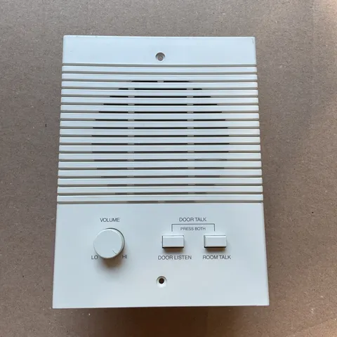 M&S Systems N35 White Push Button Voice Intercom Indoor Speaker