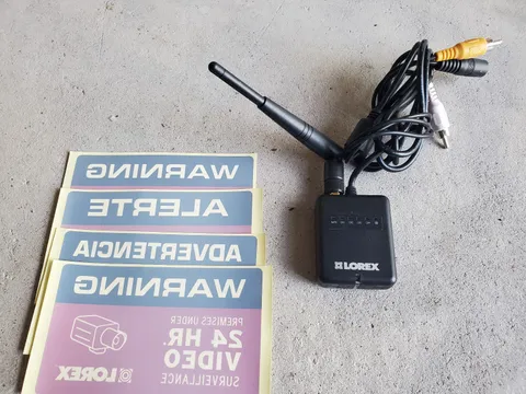 NEW Lorex LW2200 Wireless Security Camera Receiver LW2201 Audio Video QUAD USB