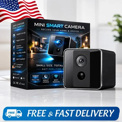 Wireless Mini Security Camera 1080P HD WiFi Night Vision Battery Powered