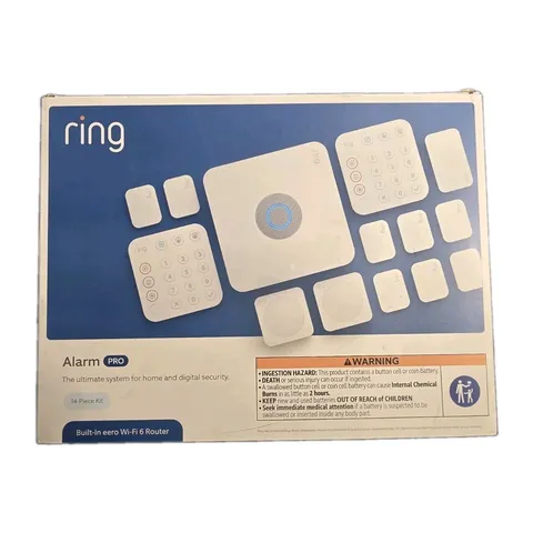 Ring Alarm Pro 14-Piece Kit Home Security System Built-In eero WiFi 6 NEW