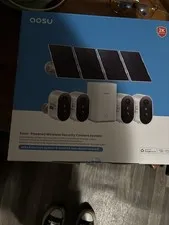 Unopened aosu SolarCam 4-Cam 2K Solar Wireless Wi‑Fi Outdoor System w/ aosuBase