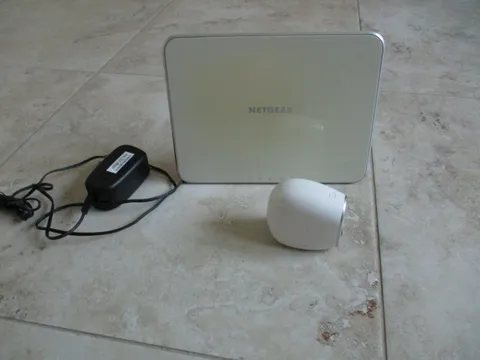 Netgear Arlo VMS3430 Security Camera System-base station and 1 cameras--VMC 3030