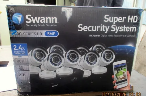 SWANN SUPER HD SECURITY SYSTEM PRO SERIES HD--FOUR CAMERAS