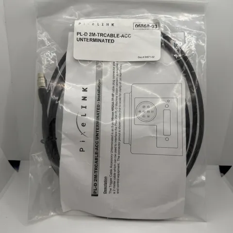 Pixelink Hirose Trigger Cable Machine Vision 2M-TRCABLE-ACC Unterminated 8-Pin