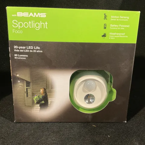 Mr Beams MB300 LED Spotlight Motion Sensor 80 Lumens Weatherproof New