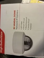 4MP PoE IP Vandal Dome Camera IR Mode Outdoor/Indoor Metal Housing 2.8mm
