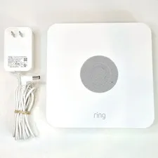 Ring Alarm Base Station 4HB1U9-0EN0 White Gen 2 Reset Tested w/ OEM AC Adapter