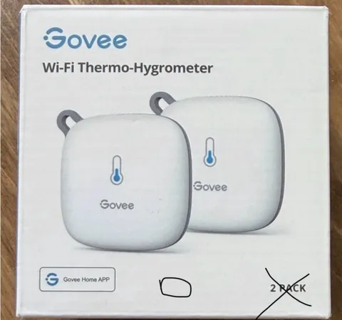 One (1) Govee Wi-Fi Thermo-Hygrometer available: Only 1 available - IndoorSensor