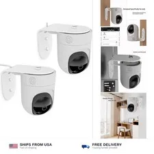 2 Pack Metal Wall Mount Compatible with Eufy Security Indoor Cam E220 and Euf...
