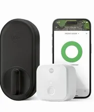Yale Approach Lock Wi-Fi Black Home Door Security Smartphone Front