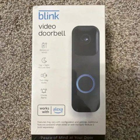 NEW! Blink Video Doorbell - Two Way Audio, HD video and Alexa
