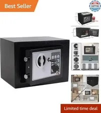 Portable Lock Box with Electronic Keypad - Perfect for Home and Travel Security