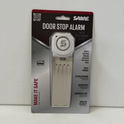 Sabre Security Door Stop Alarm Wedge Loud for Siren Hotel Dorm Apartment HS-DSA