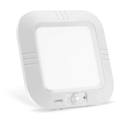 LINEWAY Motion Sensor Ceiling Light - Indoor Activated 1 Pack, White